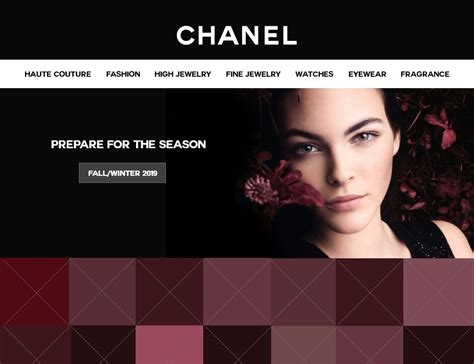 Chanel home website